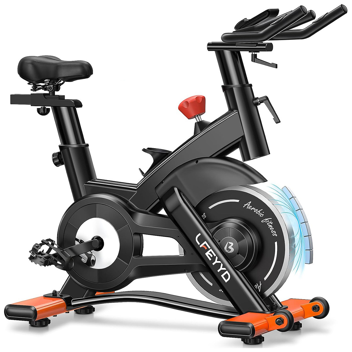 Exercise Bike Magnetic Resistance - Rower treningowy Pooboo, 400LB, rower stacjonarny