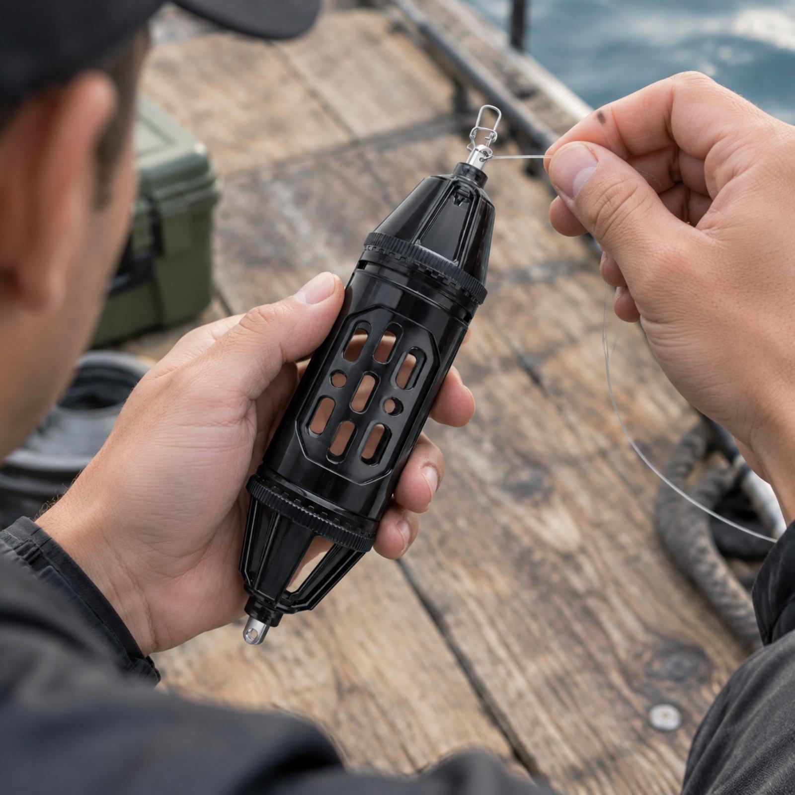 Fishing - Wytrzymała klatka poliwęglanowa do wędkowania z
