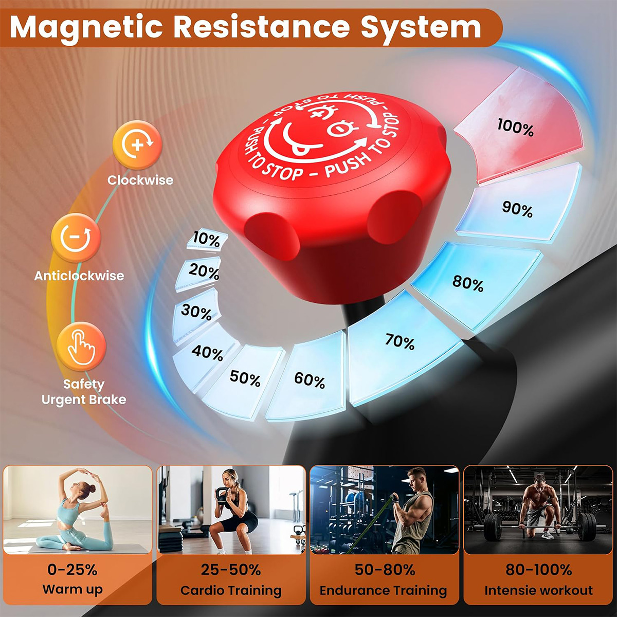 Rower treningowy Pooboo, 400LB – Exercise Bike Magnetic Resistance recenzja i cena