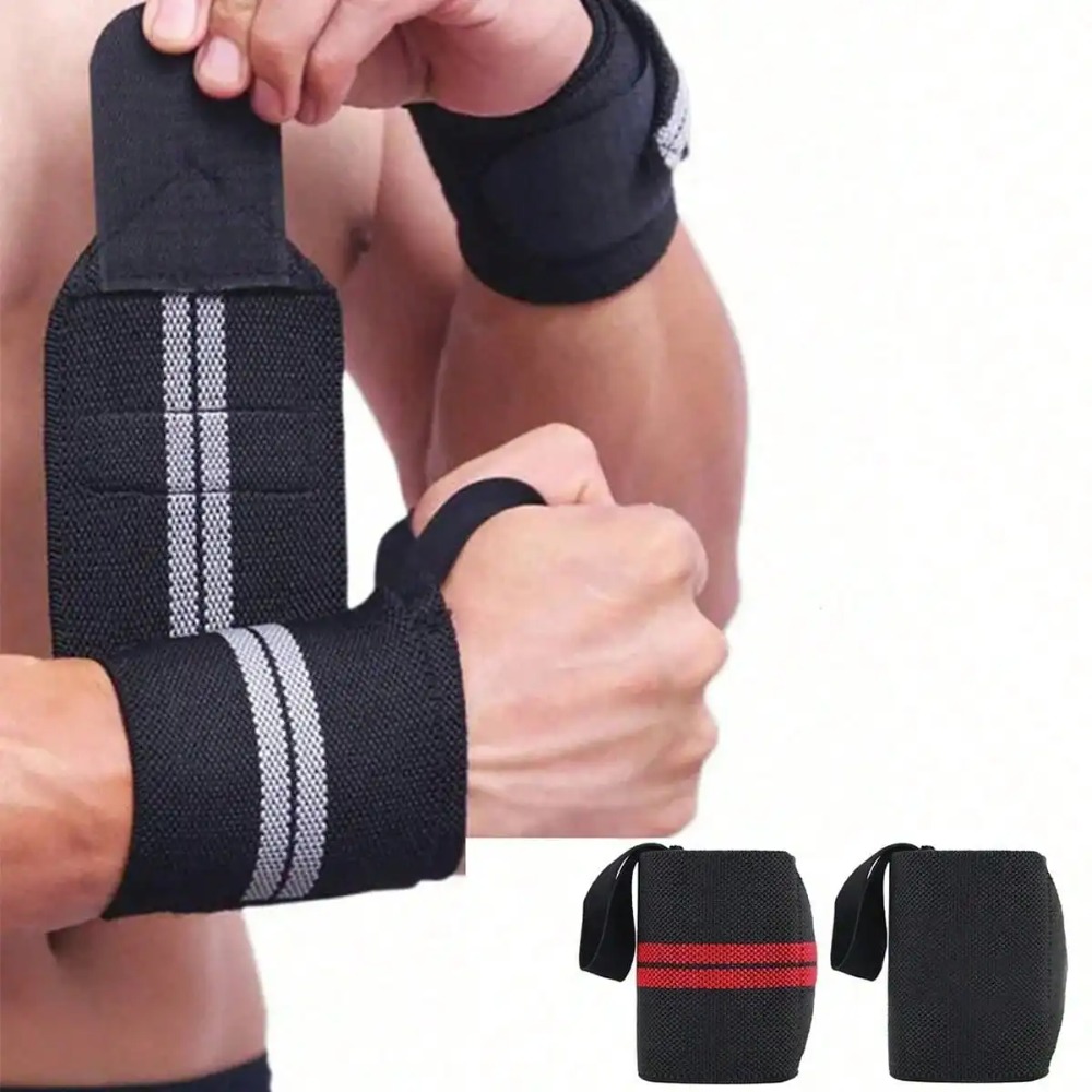 2 szt. elastycznych opasek na  – Wrist Wraps Weightlifting Support recenzja i cena