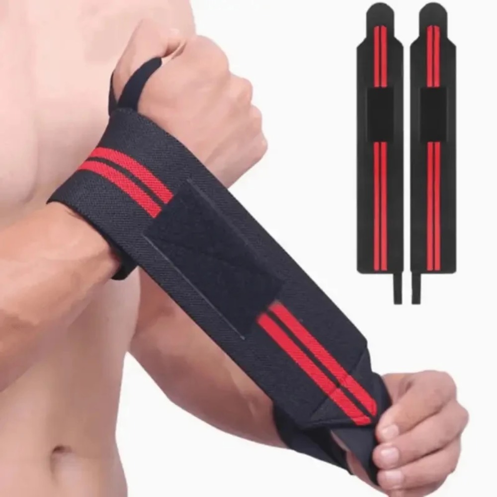 2 szt. elastycznych opasek na  – Wrist Wraps Weightlifting Support recenzja i cena